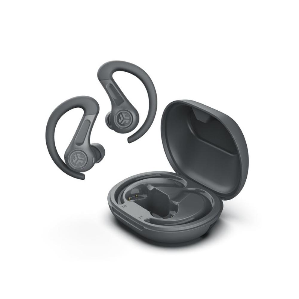JLab - Sport Auriculares True Wireless Stereo (TWS) gancho de oreja Llamadas/Música Bluetooth Grafito