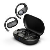 JLab - Open Sport Auriculares True Wireless Stereo (TWS) Dentro de oído Llamadas/Música/Deporte/Uso diario Bluetooth Negro