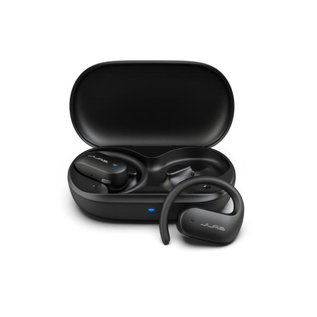 JLab - Open Sport Auriculares True Wireless Stereo (TWS) Dentro de oído Llamadas/Música/Deporte/Uso diario Bluetooth Negro