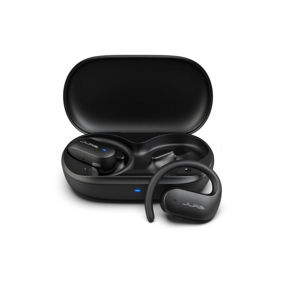JLab - Open Sport Auriculares True Wireless Stereo (TWS) Dentro de oído Llamadas/Música/Deporte/Uso diario Bluetooth Negro