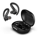 JLab - Epic Sport ANC 3 Auriculares Inalámbrico gancho de oreja, Dentro de oído Deportes Bluetooth Negro