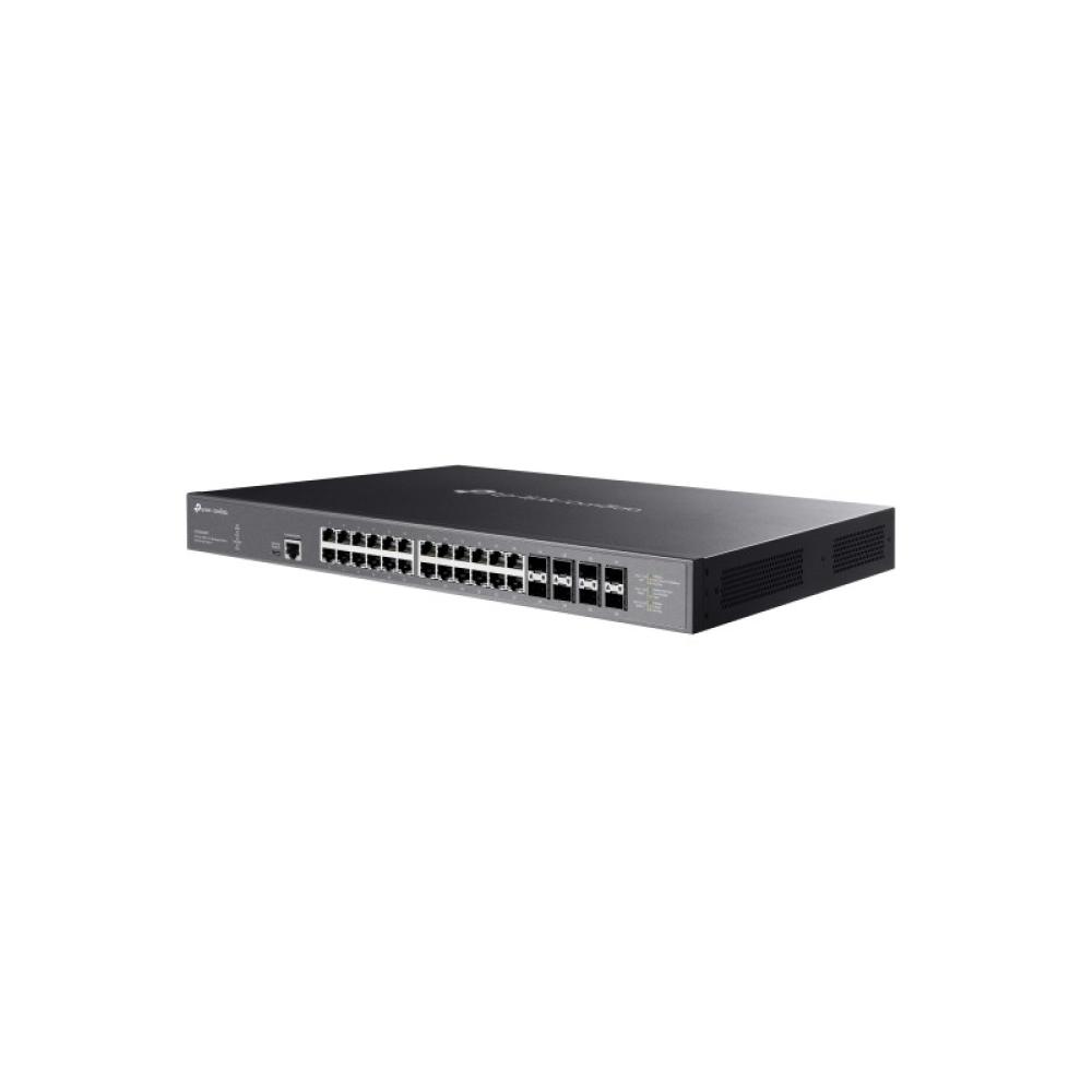 TP-Link - Omada SX3832MPP switch Gestionado L2+ 10G Ethernet (100/1000/10000) Energía sobre Ethernet (PoE) DIN rail Negro
