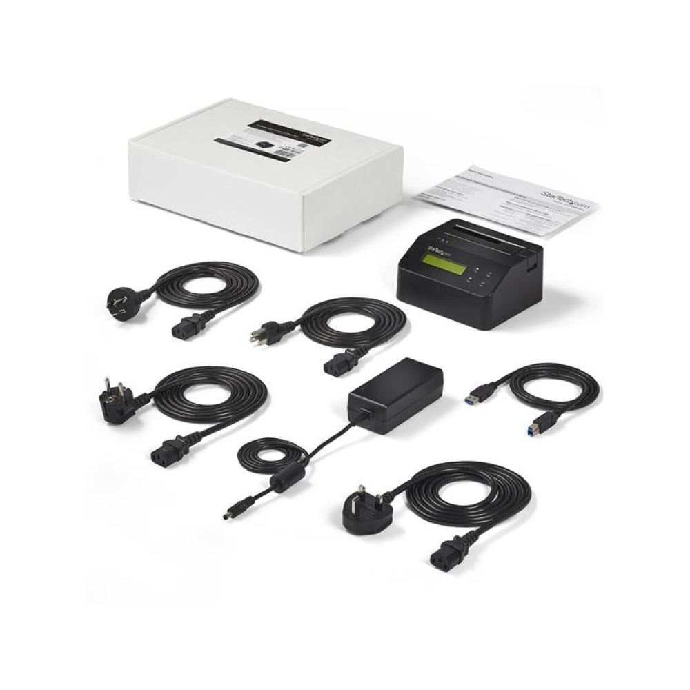 StarTech.com - Borrador Autónomo USB 3.0 de 1 Bahía para Discos Duros o SSDs - USB 3.0 a SATA II (3 Gbps) - TAA - 9 Modos de Bor