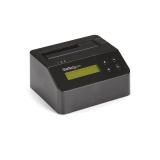 StarTech.com - Borrador Autónomo USB 3.0 de 1 Bahía para Discos Duros o SSDs - USB 3.0 a SATA II (3 Gbps) - TAA - 9 Modos de Bor