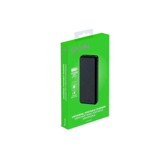 Celly - PBE10000 Ión de litio 10000 mAh Negro