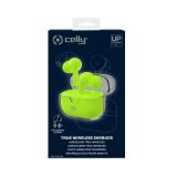 Celly - CLEAR Auriculares True Wireless Stereo (TWS) Dentro de oído Llamadas/Música USB Tipo C Bluetooth Verde