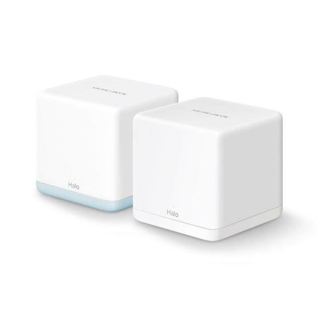 Mercusys - HALO H32G (2-pack) Doble banda (2,4 GHz / 5 GHz) Wi-Fi 5 (802.11ac) Blanco Interno