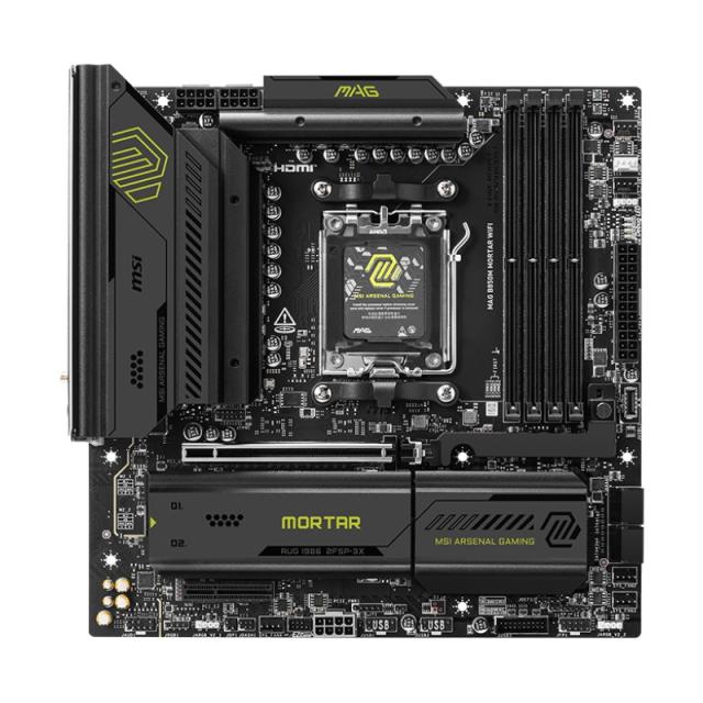 MSI - MAG B850M MORTAR WIFI placa base AMD B850 Zócalo AM5 micro ATX