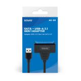 Savio - K-68 tarjeta y adaptador de interfaz USB 3.2 Gen 1 (3.1 Gen 1)