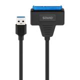 Savio - K-68 tarjeta y adaptador de interfaz USB 3.2 Gen 1 (3.1 Gen 1)