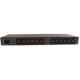 Vertiv - G1010 unidad de distribución de energía (PDU) 16 salidas AC 1U Negro