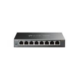 TP-Link - Omada TL-SG108S switch No administrado Gigabit Ethernet (10/100/1000) Negro