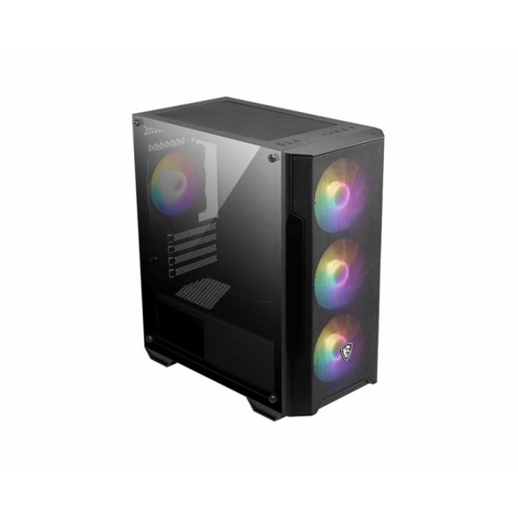 MSI - MAG Forge M100A Micro Torre Negro, Transparente