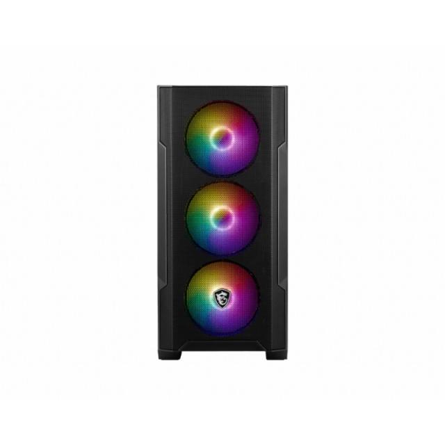 MSI - MAG Forge M100A Micro Torre Negro, Transparente