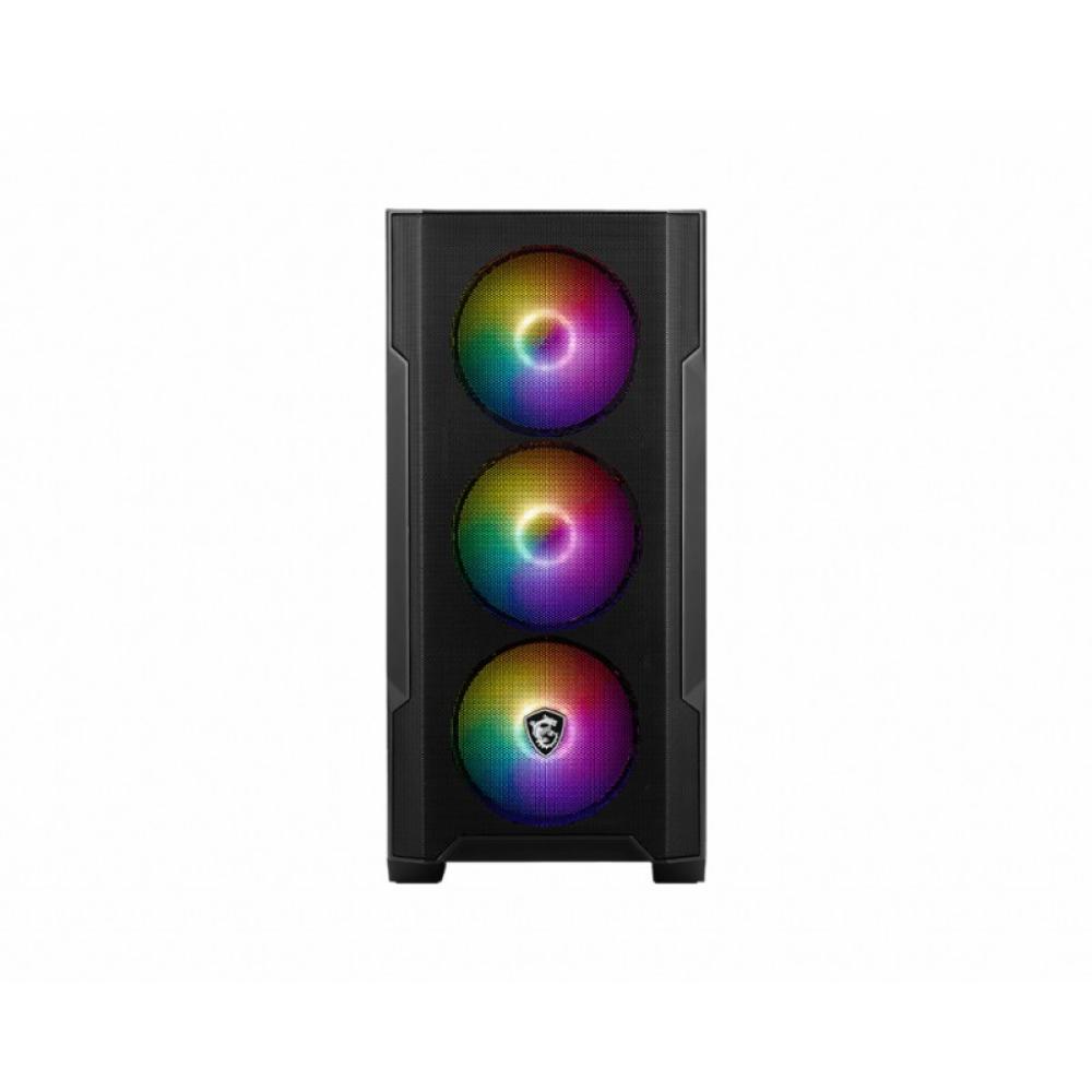 MSI - MAG Forge M100A Micro Torre Negro, Transparente