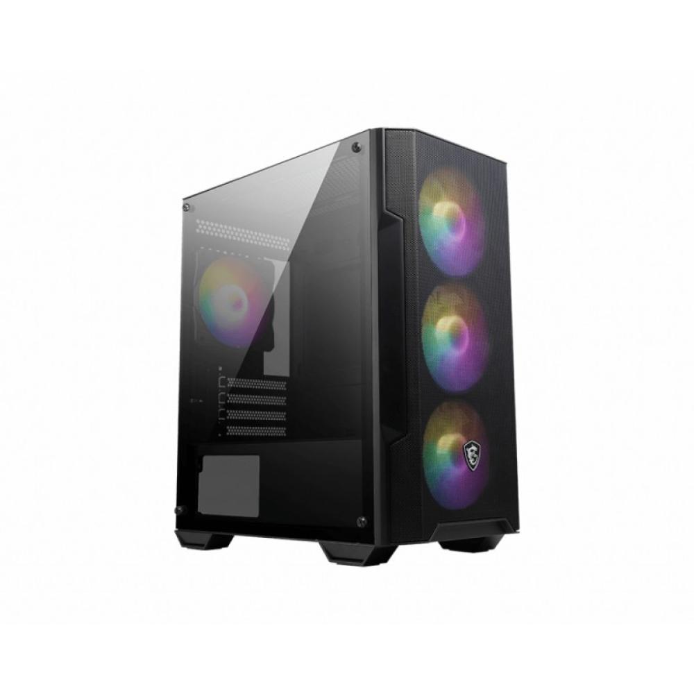 MSI - MAG Forge M100A Micro Torre Negro, Transparente