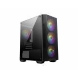 MSI - MAG Forge M100A Micro Torre Negro, Transparente