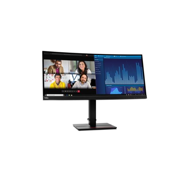 Lenovo - ThinkVision P34w-20 LED display 86,7 cm (34.1") 3440 x 1440 Pixeles Wide Quad HD Negro