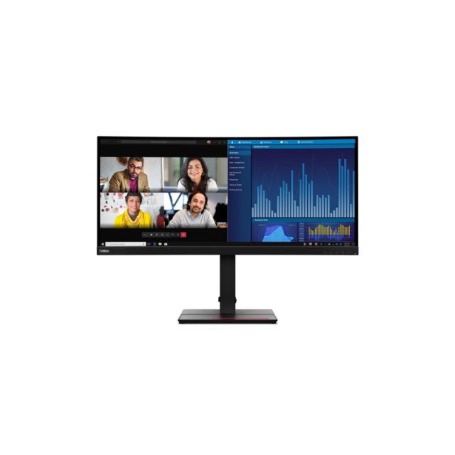 Lenovo - ThinkVision P34w-20 LED display 86,7 cm (34.1") 3440 x 1440 Pixeles Wide Quad HD Negro