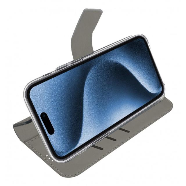 Celly - WALLY1079 funda para teléfono móvil 16 cm (6.3") Funda cartera Negro