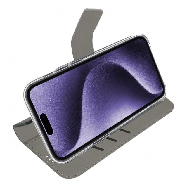 Celly - WALLY1081 funda para teléfono móvil 17,5 cm (6.9") Funda cartera Negro