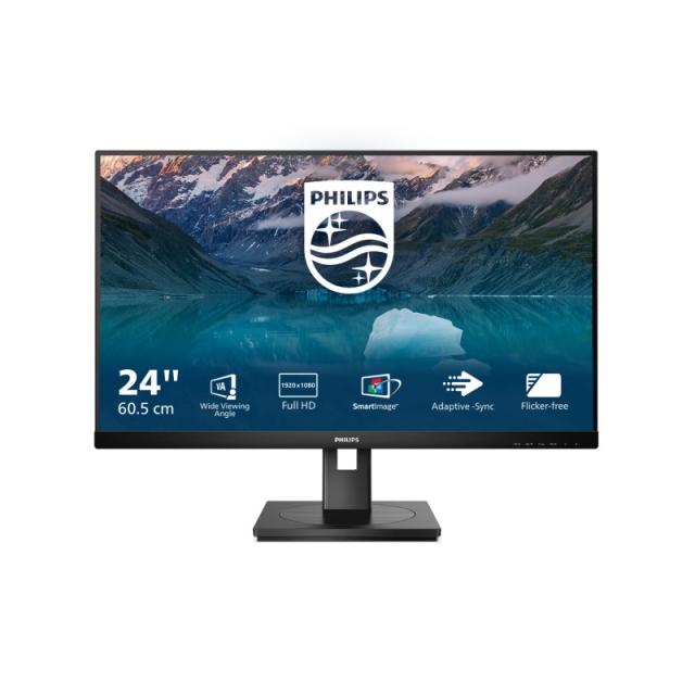 Philips - S Line 242S9JML/00 pantalla para PC 61 cm (24") 1920 x 1080 Pixeles Full HD LCD Negro