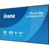 iiyama - LE9864UHS-B1AG pantalla de señalización Pantalla plana para señalización digital 2,49 m (98") Wifi 500 cd / m² 4K Ultra