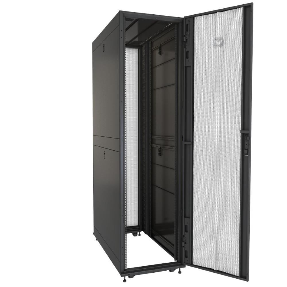 Vertiv - VR3307 armario rack 48U Rack o bastidor independiente Negro, Transparente
