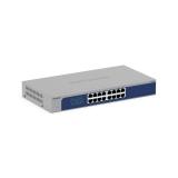 NETGEAR - GS516-300EUS switch No administrado Gigabit Ethernet (10/100/1000) Gris