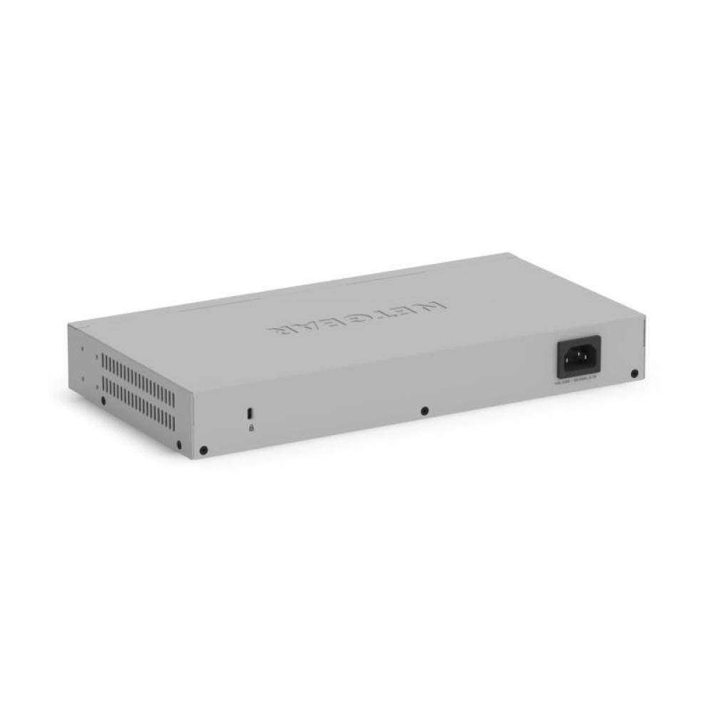 NETGEAR - GS516-300EUS switch No administrado Gigabit Ethernet (10/100/1000) Gris
