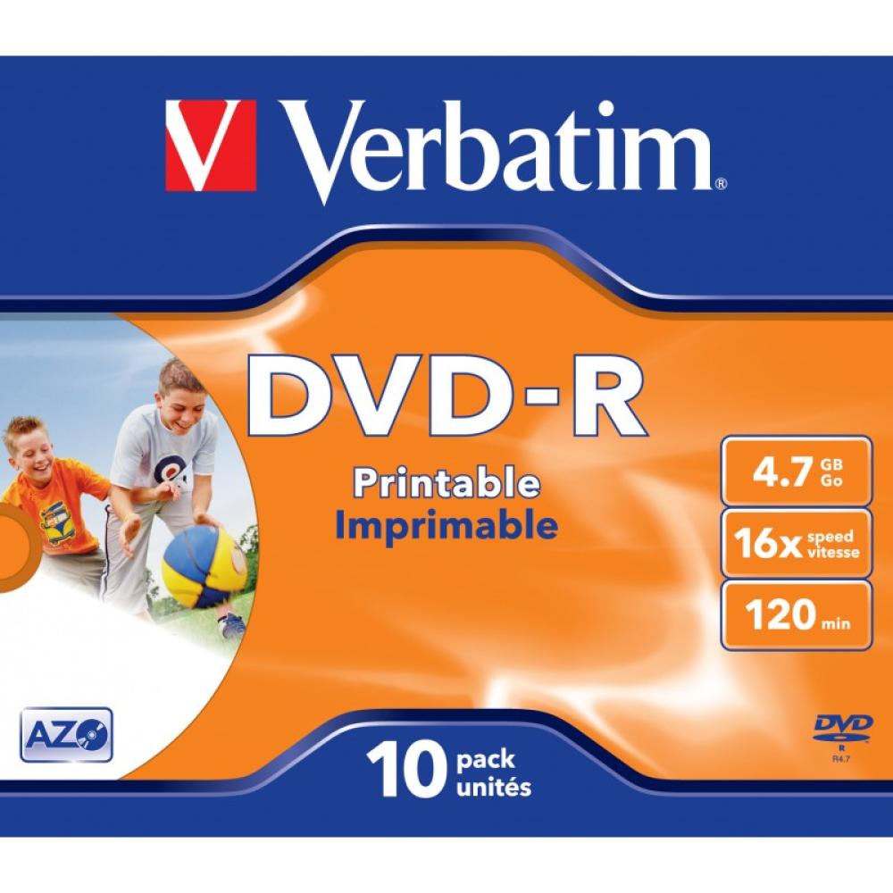 Verbatim - 43521 DVD en blanco 4,7 GB DVD-R 10 pieza(s)