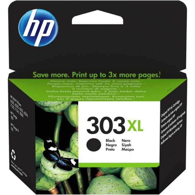 HP - Cartucho de tinta Original 303XL negro de alta capacidad