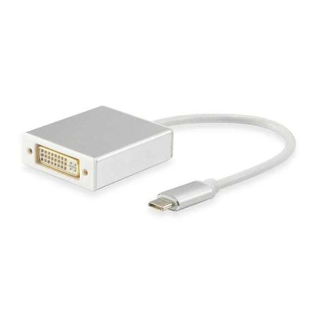 Equip - Adaptador USB-C a DVI-I Dual Link