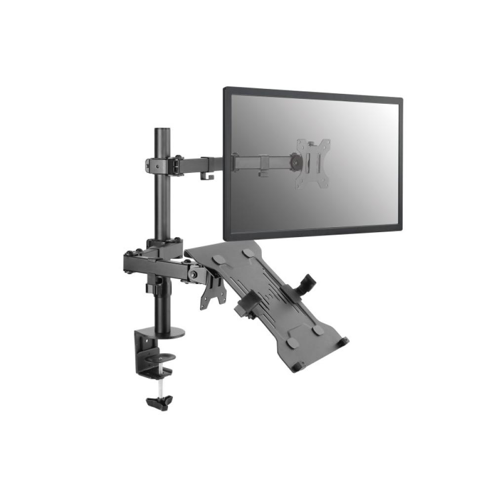 Equip - Soporte de escritorio articulado de doble brazo para monitor portátil de 13"-32