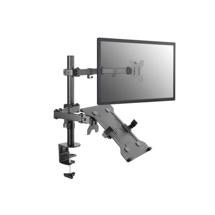Equip - Soporte de escritorio articulado de doble brazo para monitor portátil de 13"-32