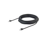 StarTech.com - Cable de Red de 10m Negro Cat5e Ethernet RJ45 sin Enganches