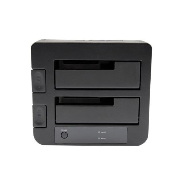 StarTech.com - Docking Station eSATA USB 3.0 con UASP de 2 Bahías para Disco Duro o SSD SATA de 2,5 o 3,5 Pulgadas