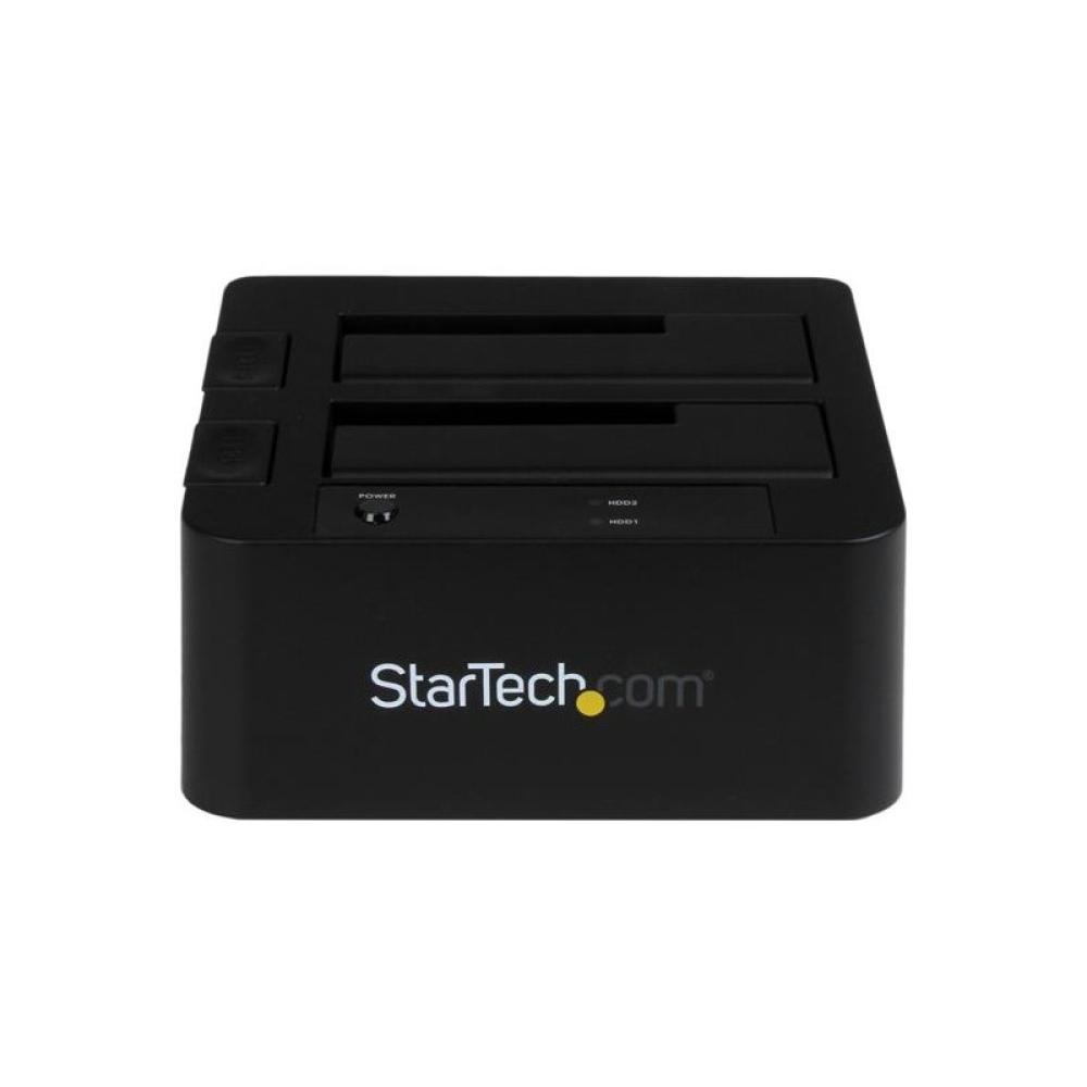 StarTech.com - Docking Station eSATA USB 3.0 con UASP de 2 Bahías para Disco Duro o SSD SATA de 2,5 o 3,5 Pulgadas