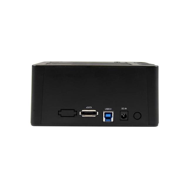 StarTech.com - Docking Station eSATA USB 3.0 con UASP de 2 Bahías para Disco Duro o SSD SATA de 2,5 o 3,5 Pulgadas
