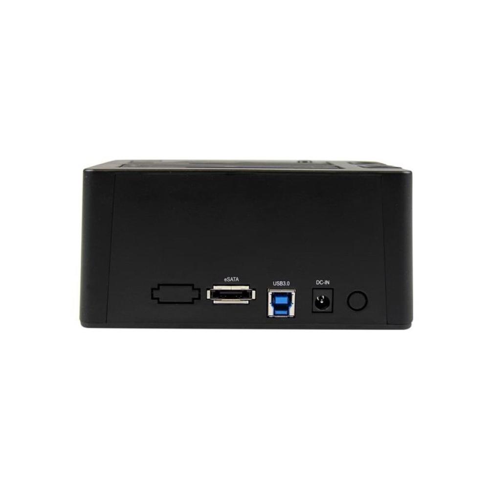 StarTech.com - Docking Station eSATA USB 3.0 con UASP de 2 Bahías para Disco Duro o SSD SATA de 2,5 o 3,5 Pulgadas