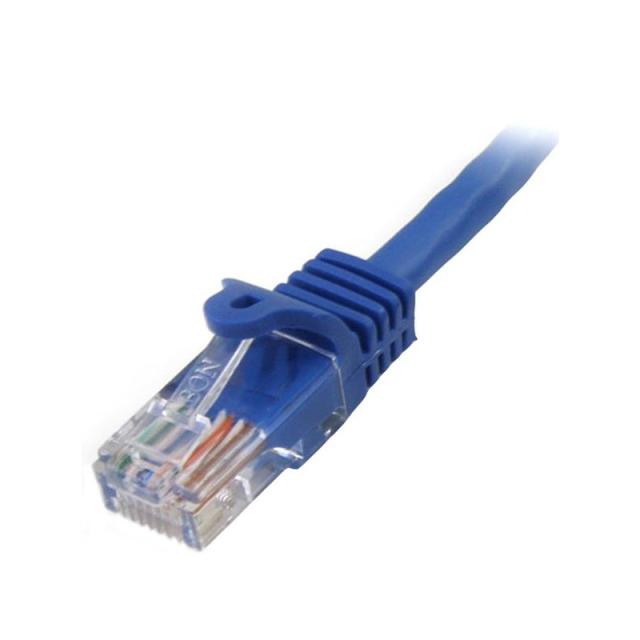 StarTech.com - Cable de Red de 7m Azul Cat5e Ethernet RJ45 sin Enganches