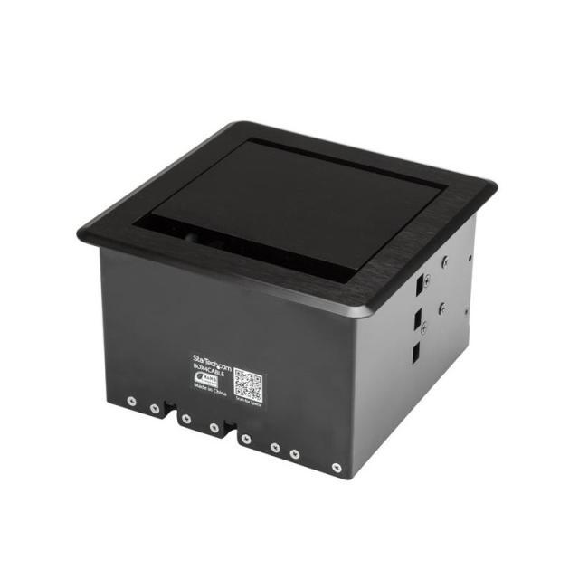 StarTech.com - Caja de Gestión de Cableado para Mesas de Conferencia - de Sobremesa - Caja de Conectividad