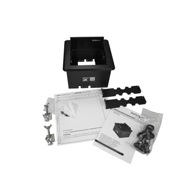 StarTech.com - Caja de Gestión de Cableado para Mesas de Conferencia - de Sobremesa - Caja de Conectividad