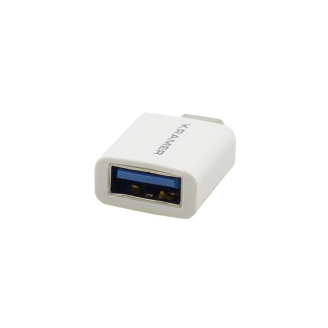 Kramer Electronics - AD-USB31/CAE cambiador de género para cable USB C USB A Blanco