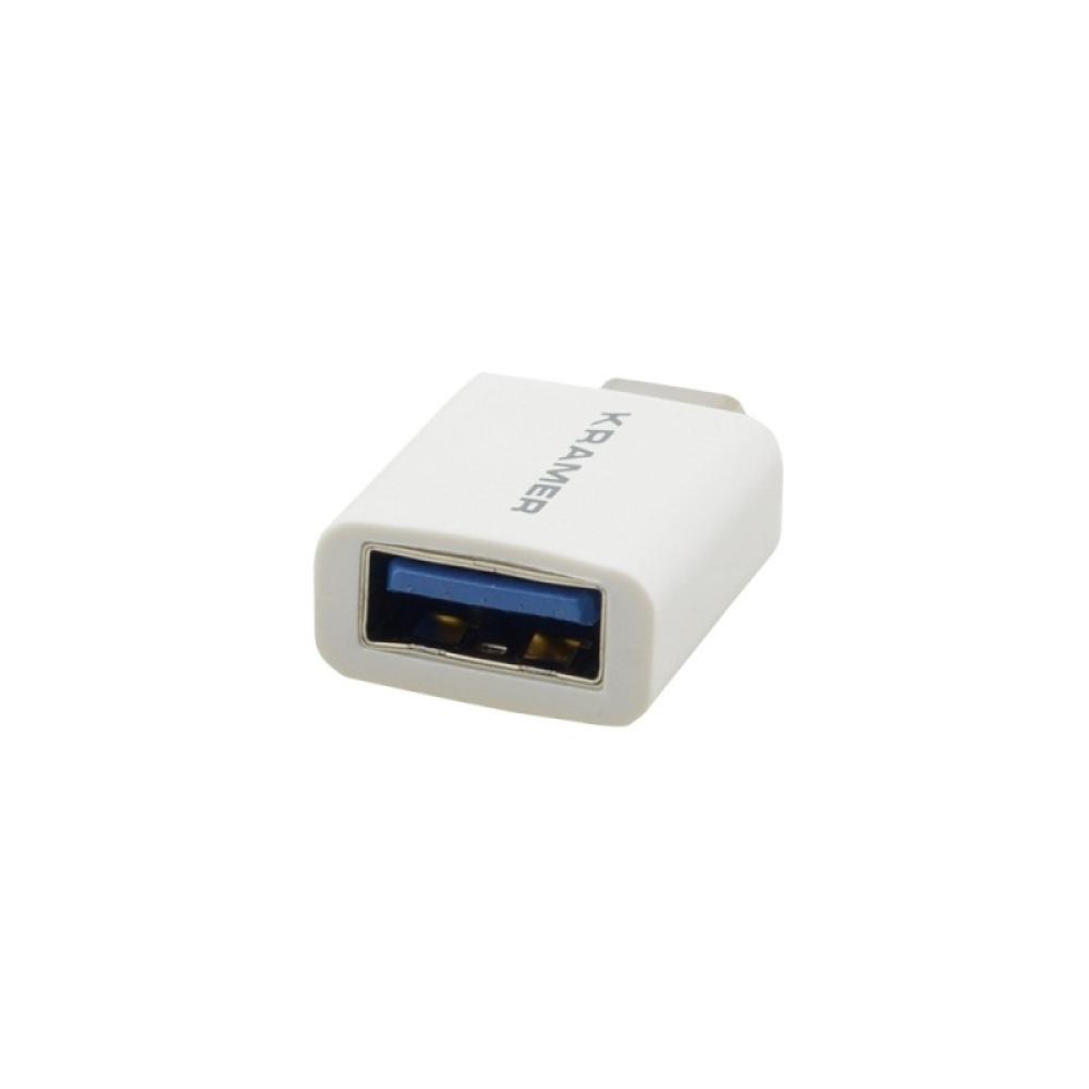 Kramer Electronics - AD-USB31/CAE cambiador de género para cable USB C USB A Blanco