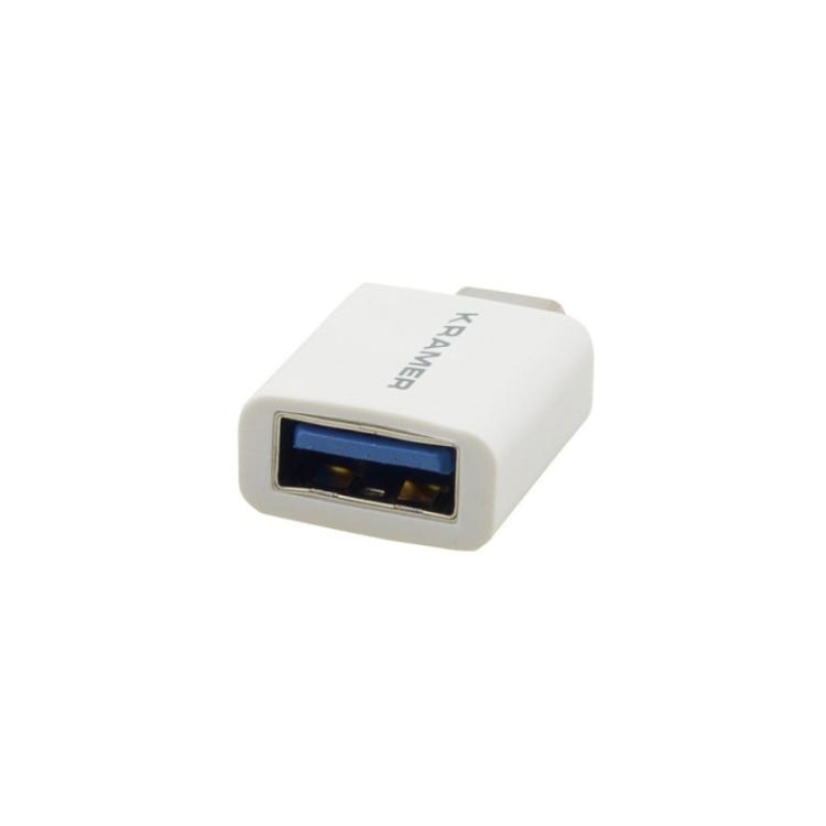 Kramer Electronics - AD-USB31/CAE cambiador de género para cable USB C USB A Blanco