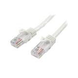 StarTech.com - Cable de Red de 10m Blanco Cat5e Ethernet RJ45 sin Enganches