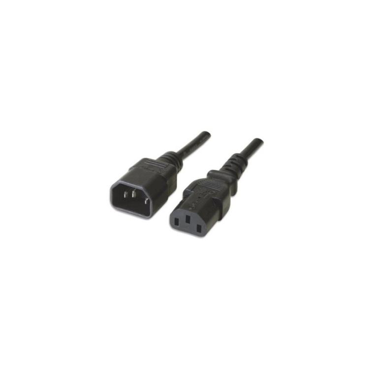 Ewent - EC1913 cable de transmisión Negro 1,8 m C14 acoplador C13 acoplador