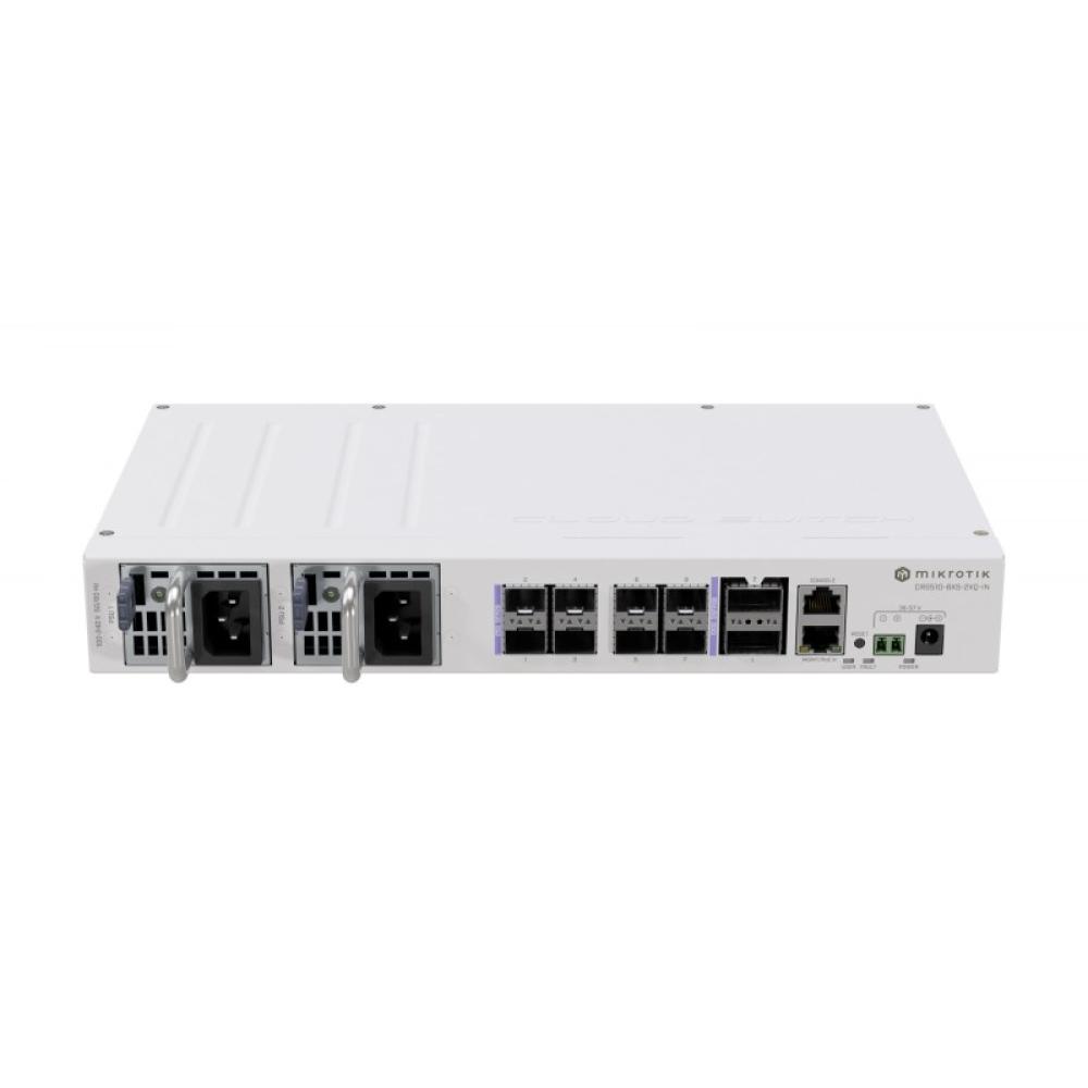Mikrotik - CRS510-8XS-2XQ-IN switch L3 Fast Ethernet (10/100) Energía sobre Ethernet (PoE) Blanco
