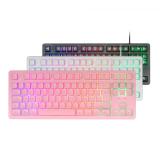 Mars Gaming - MK023, Teclado Gaming TKL, Tecnología Híbrida H-Mech, Iluminación FRGB Rainbow, Anti-ghosting, Compatib - MK023PES